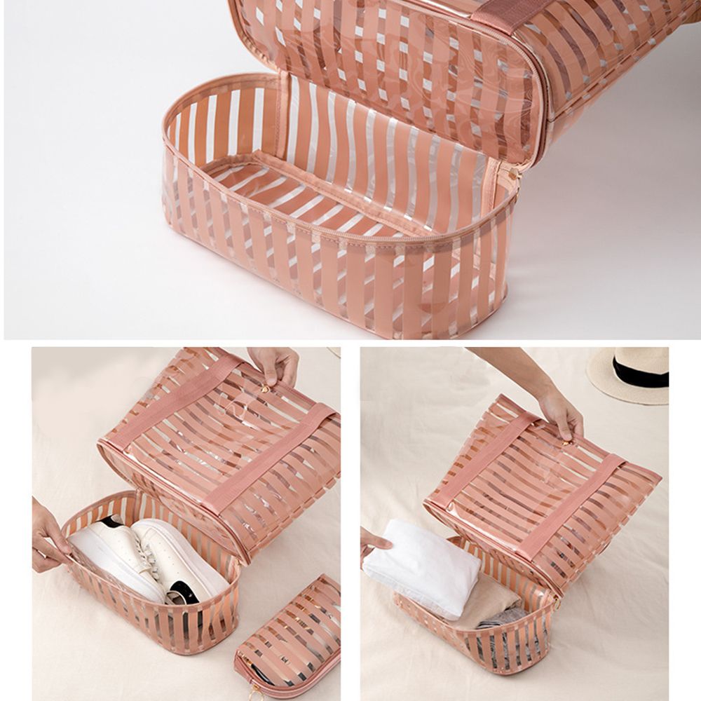Pvc Transparent Swimming Bag Gym Clear Tote Handbags Beach