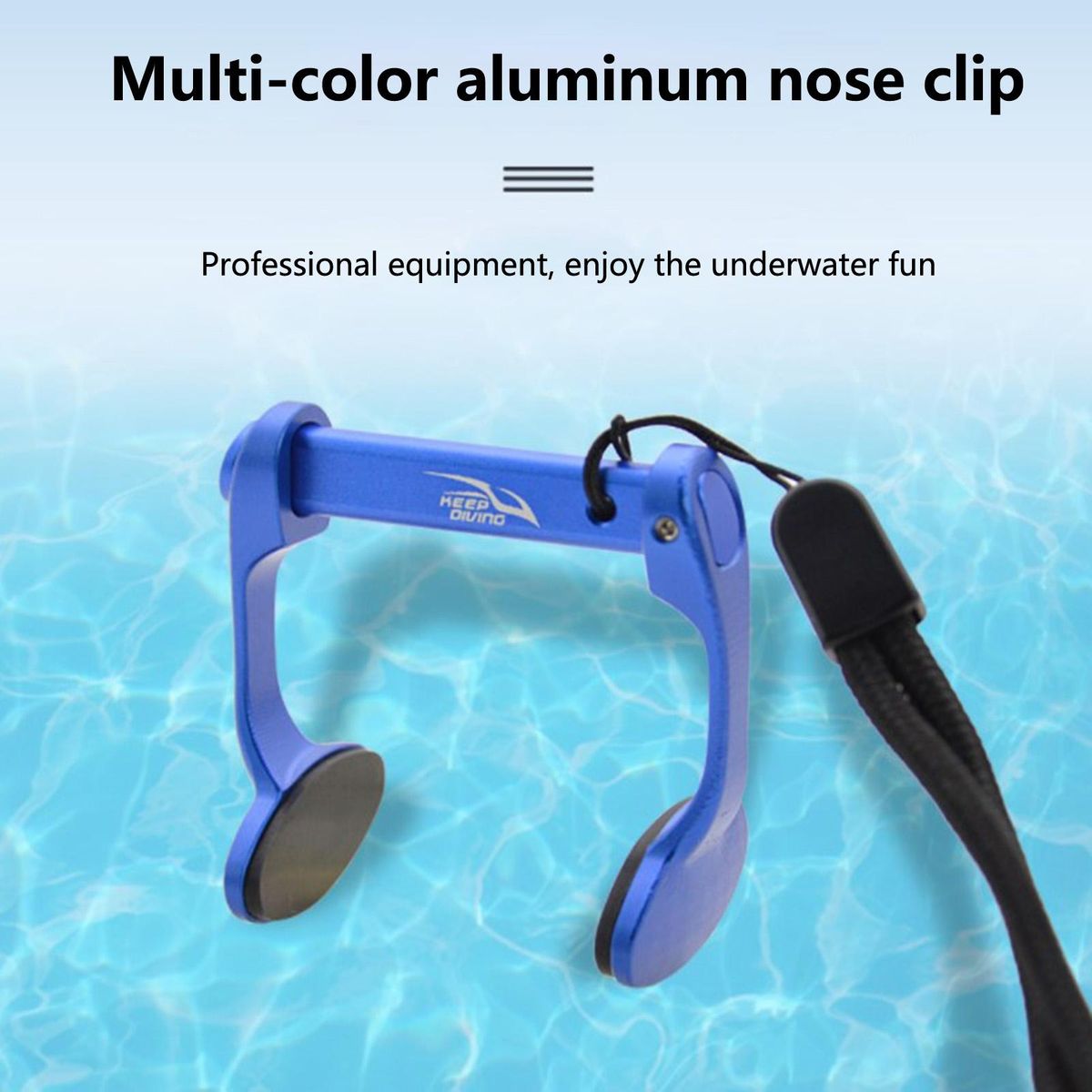 Nose Clip Waterproof Swimming Nose Clip Blue