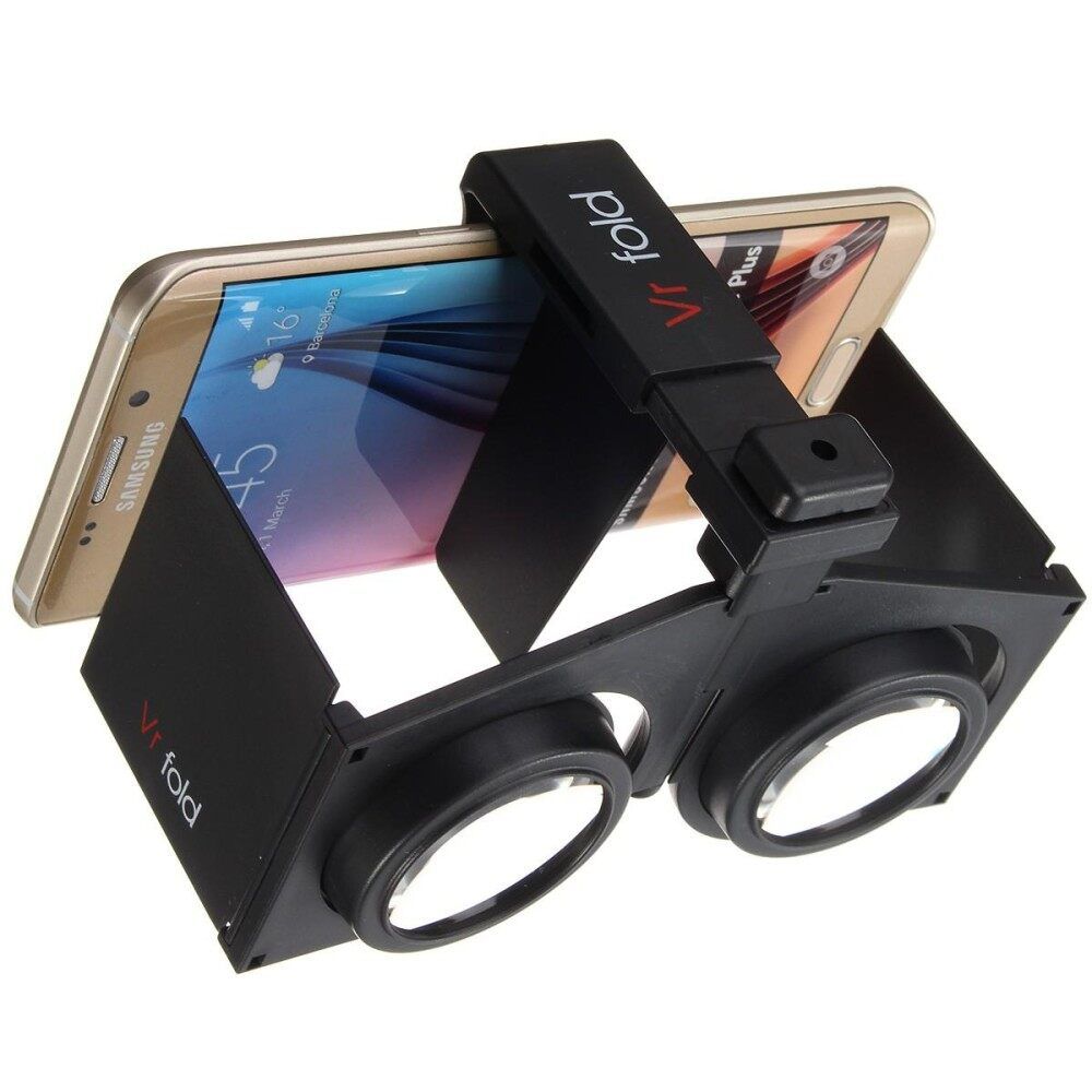 Foldable VR Virtual Reality 3D Movie Game Glasses For 4-6.5'' Smartphones