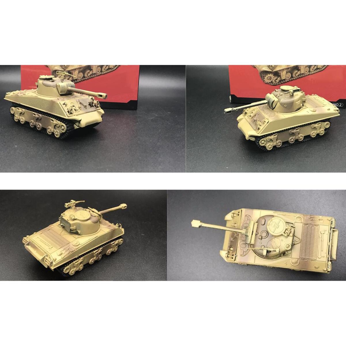 8 Pieces 1/72 Tank Model DIY Assemble Tank Toy For Girls