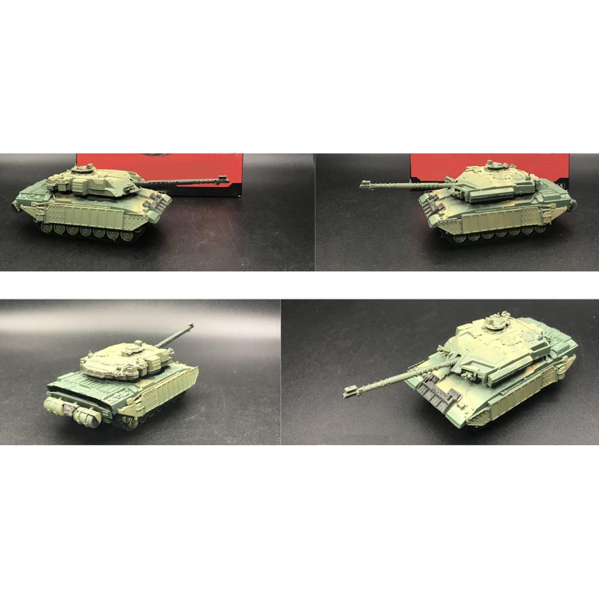 8 Pieces 1/72 Tank Model DIY Assemble Tank Toy For Girls