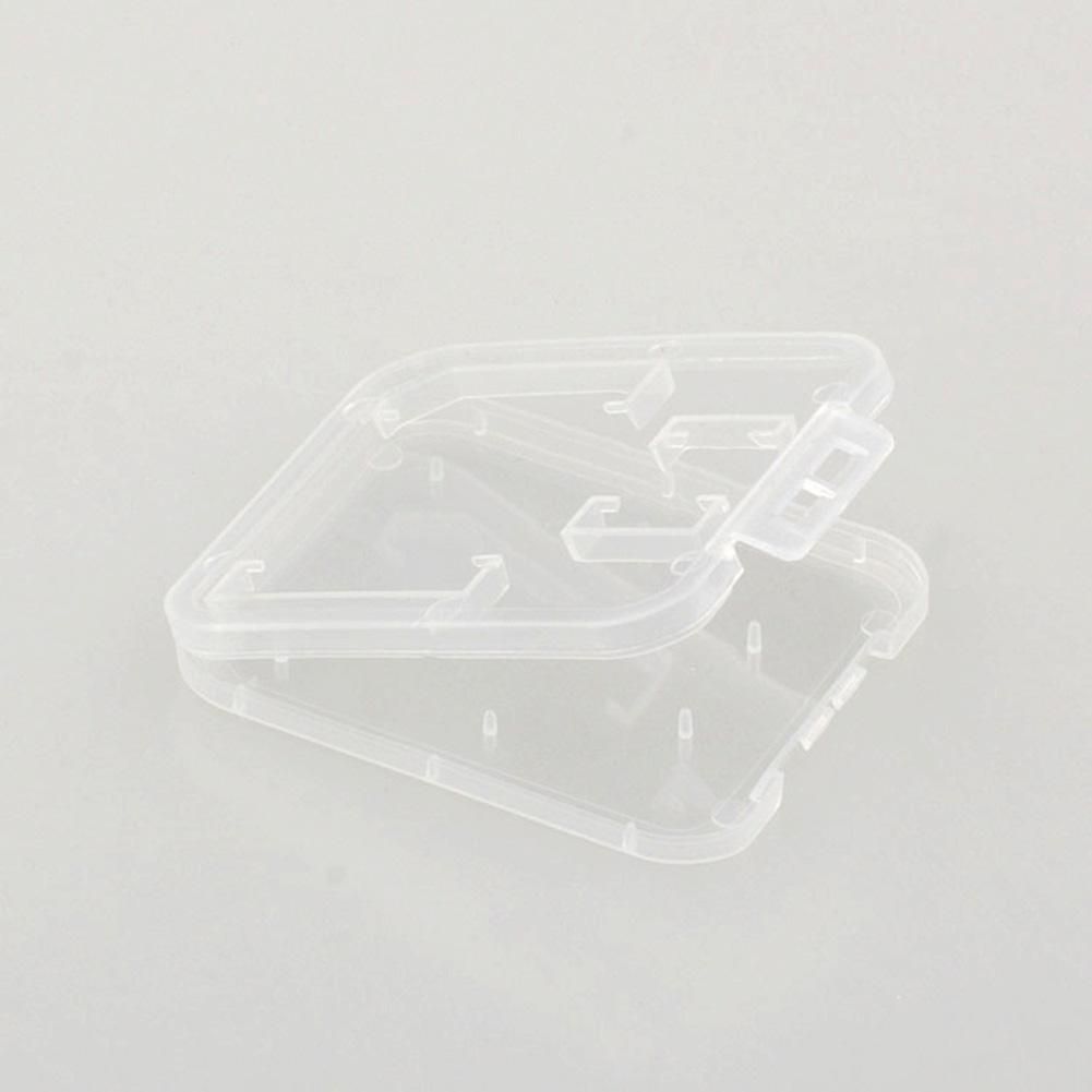 5 Pcs Clear Plastic Memory Card Case SD TF Card Storage Box-