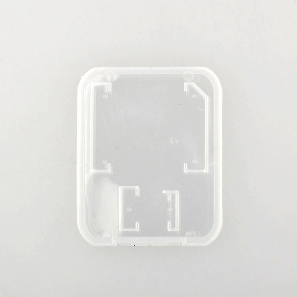 5 Pcs Clear Plastic Memory Card Case SD TF Card Storage Box-