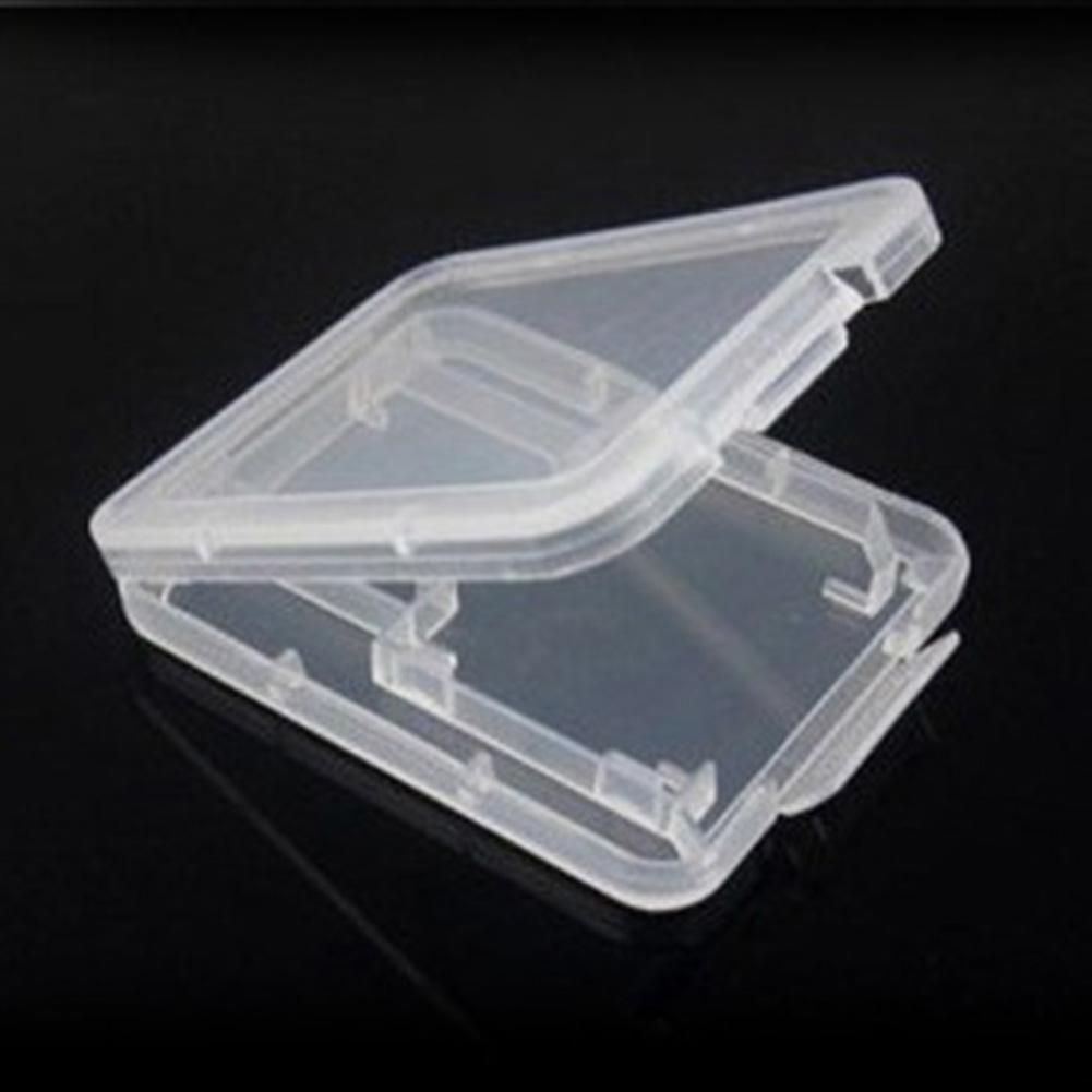5 Pcs Clear Plastic Memory Card Case SD TF Card Storage Box-