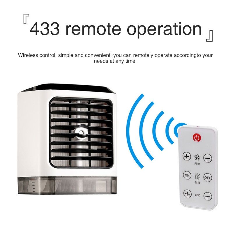 Mini Desktop Cooling Fan Humidifier Air Conditioning