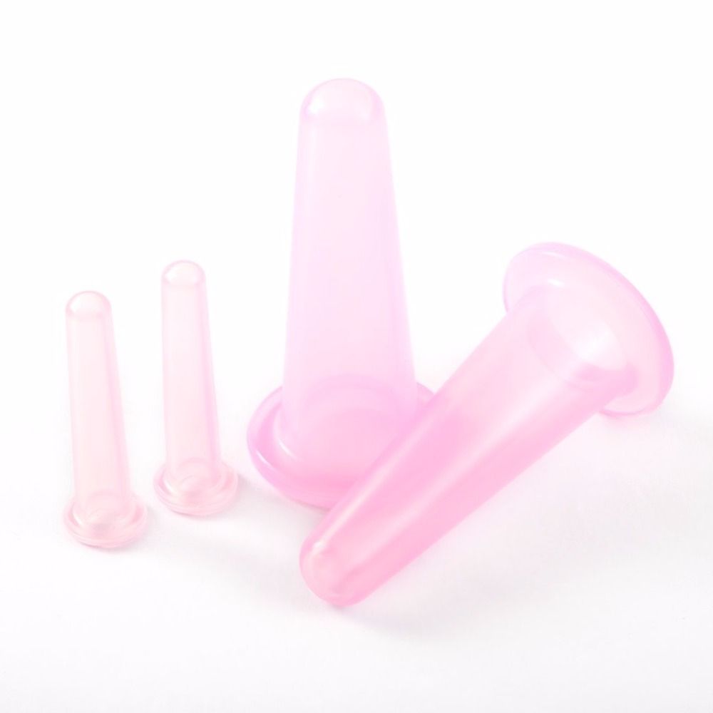 Foot Neck 4PCS/Set Cans Massager Anti-cellulite Eyes For Vacuum Suction Cup Set Body Cupping Back Massage Silicone
