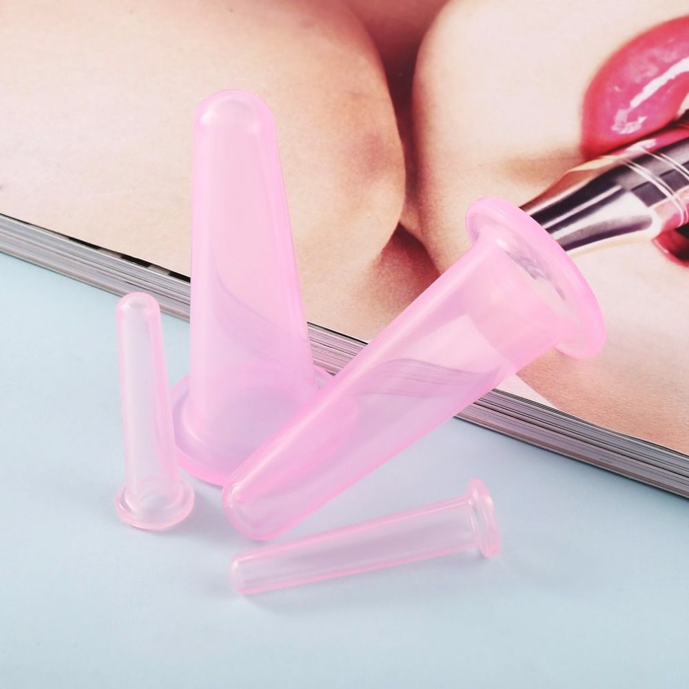Foot Neck 4PCS/Set Cans Massager Anti-cellulite Eyes For Vacuum Suction Cup Set Body Cupping Back Massage Silicone