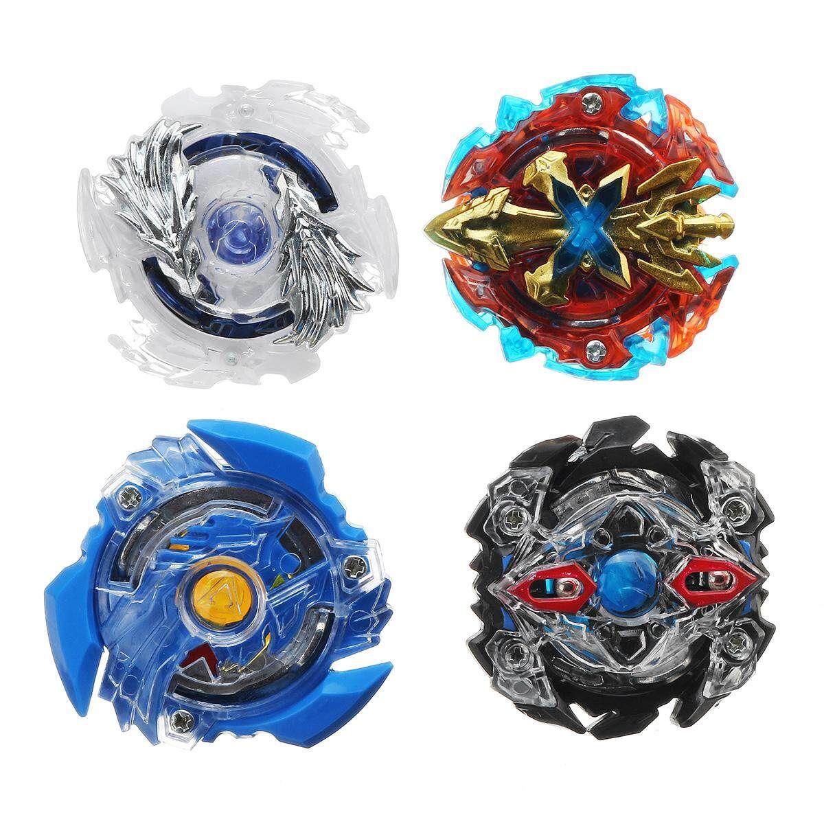 DIY Gyro With Competitive Battle Wheel Toy Handle Launch Combination Red