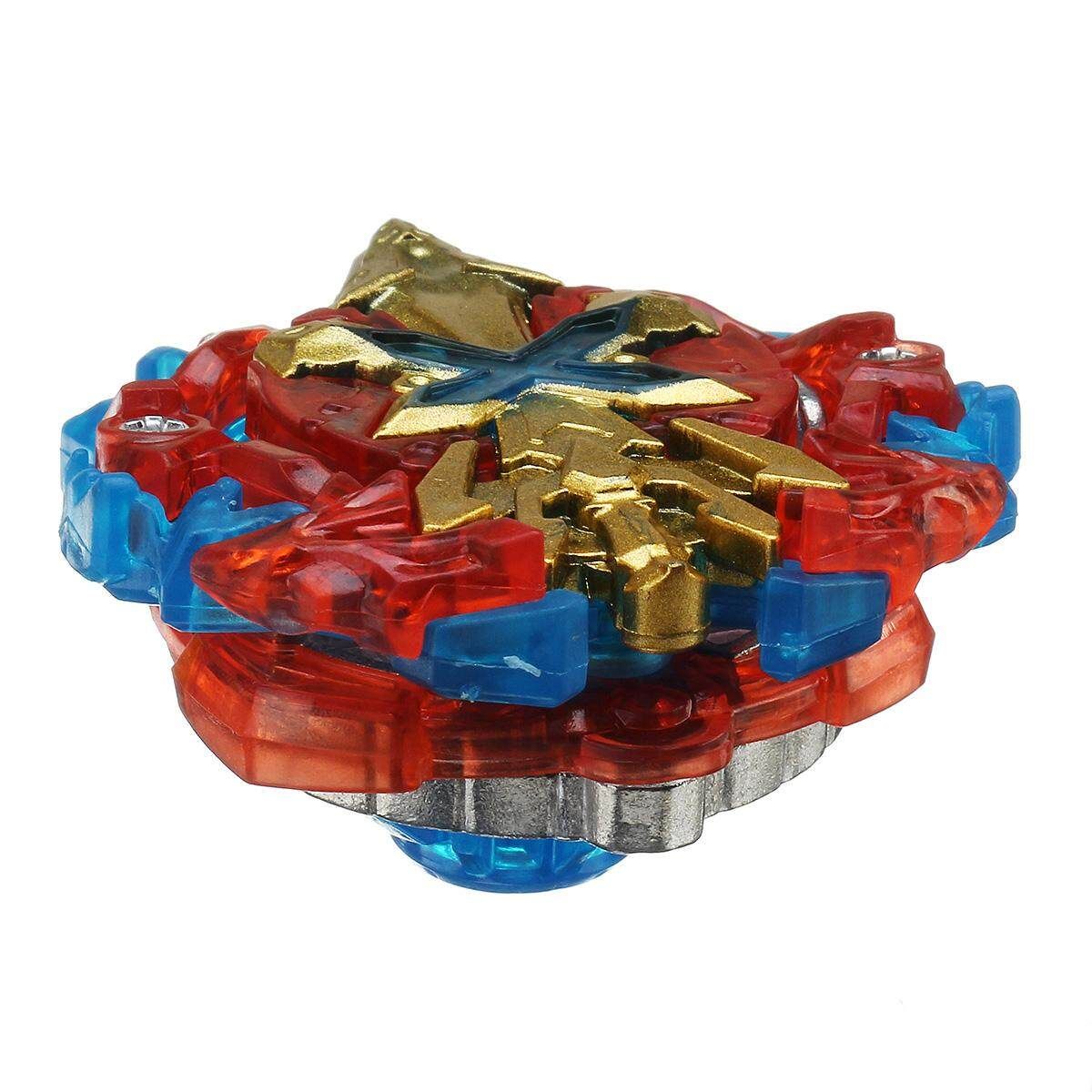 DIY Gyro With Competitive Battle Wheel Toy Handle Launch Combination Red