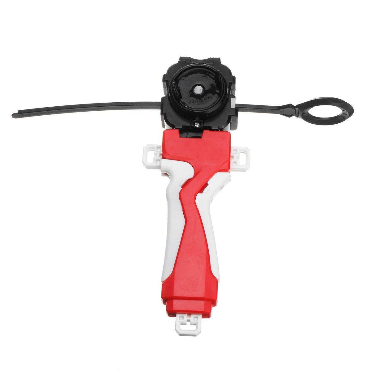 DIY Gyro With Competitive Battle Wheel Toy Handle Launch Combination Red