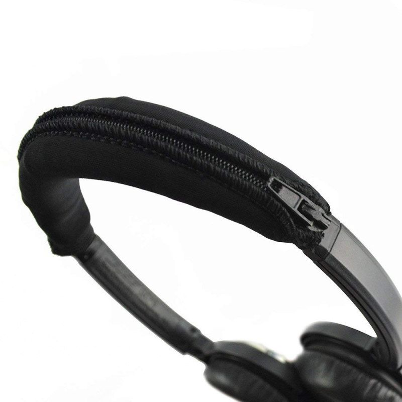 Universal Zipper Headset Headphone Headband Cover Cushion-