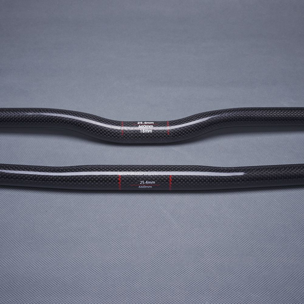 Glossy 3k Carbon Fibre Cycling Bars One Shaped Handlebar