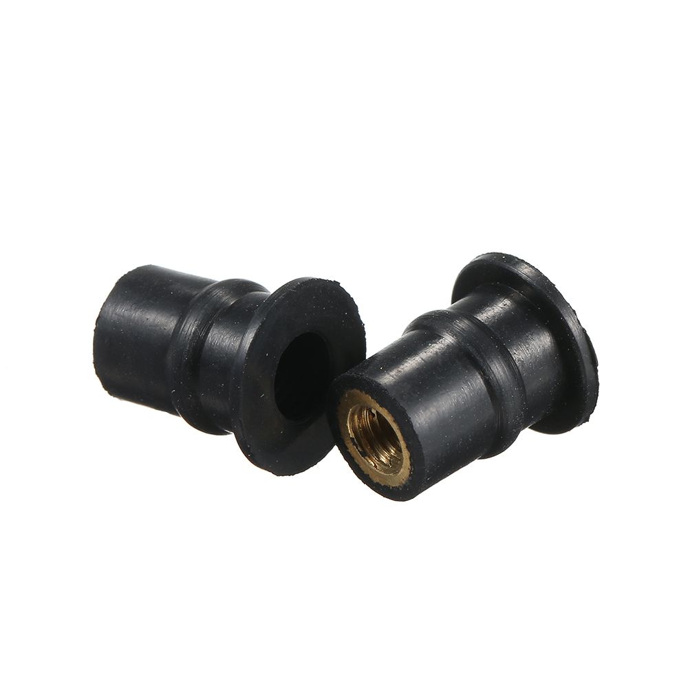 M5 Rubber Well Nuts 5MM Metric Motorcycle Windshield Shaft
