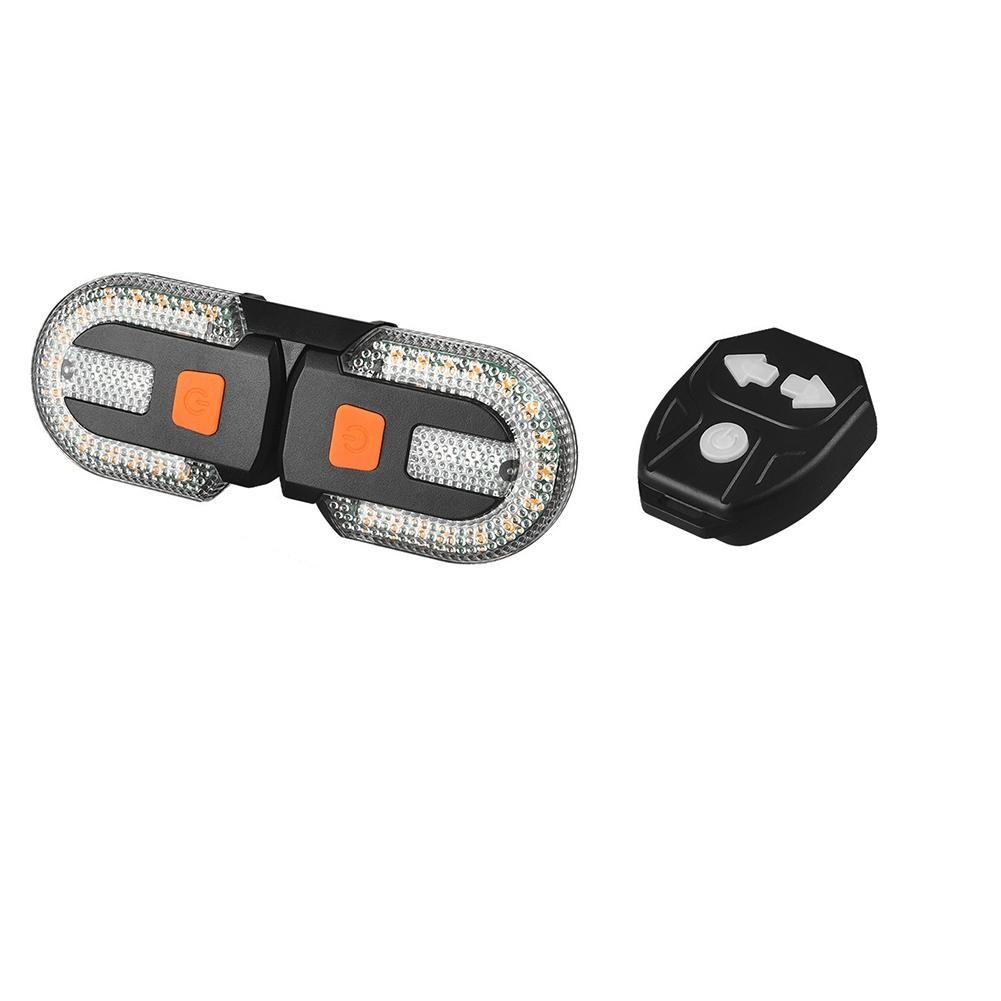 New Smart Bike Light Set USB Rechargeable Bicycle Turn Lamp