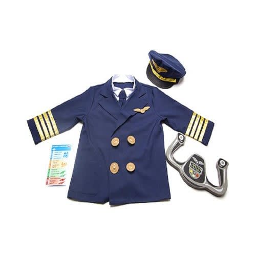 Kids Pilot Dress Up Costume