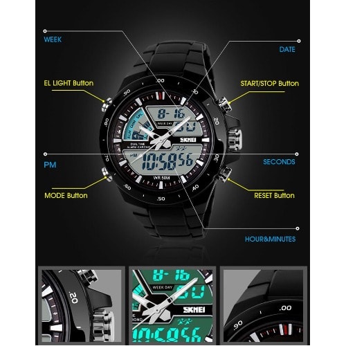Men Digital Wristwatch 1016-b