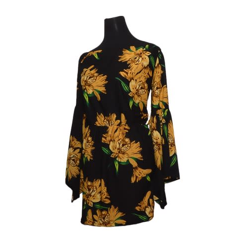 Ladies Flowery Casual Tunic Dress