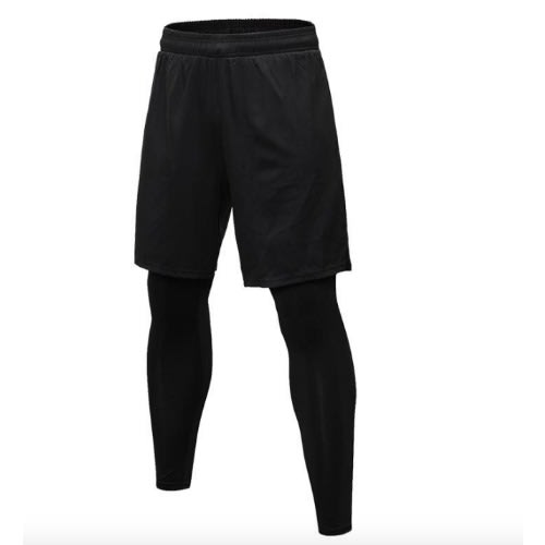 Men's Undetachable Sport Leggings + Short