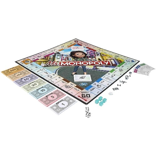 Ms Monopoly Board Game For Ages 8 & Up