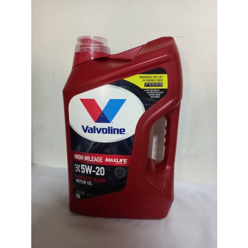 5w-20 High Mileage Synthetic Blend Motor Oil-4.73L