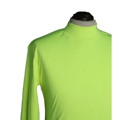Mauton Plain Long Sleeve Turtle Neck For Women - Green