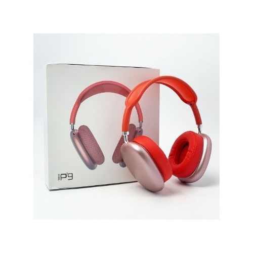 P9 Wireless Bluetooth Stereo Foldable Headset - Red