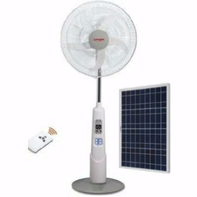 Rechargeable Standing Fan with Solar Panel -  18