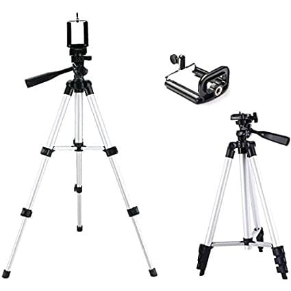 Aluminum Tripod Stand Mobile Phone Holder - 3 Feet