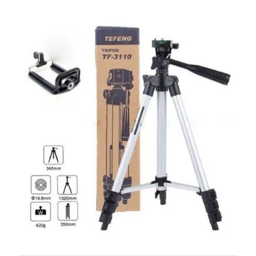 Aluminum Tripod Stand Mobile Phone Holder - 3 Feet