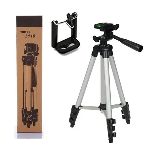 Aluminum Tripod Stand Mobile Phone Holder - 3 Feet