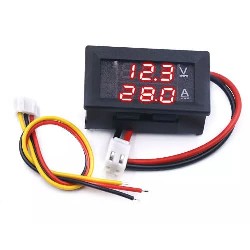 Dual Display Digital Voltmeter Ammeter DC 0-100V 10A