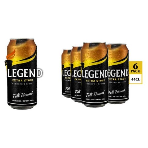 Legend Extra Stout Can Beer - 44cl X 6