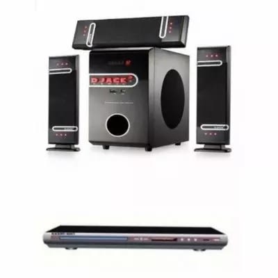 3.1 Heavy Duty Bluetooth Sub Woofer System - Dj-d3l + Djack Dvd Player