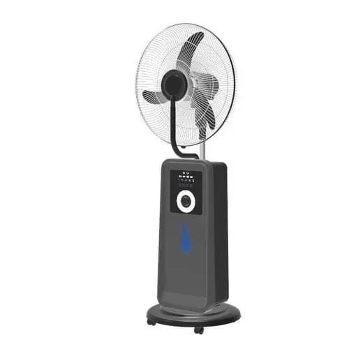 Rechargeable Mist Fan + Remote + Solar Charge Port & Wheels - 18"