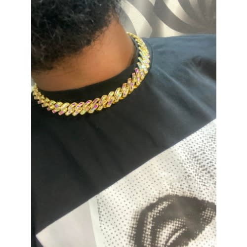 Men's Choker Necklace - Gold