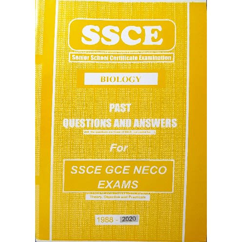 SSCE Biology Past Questions and Answers from 1988 - 2020 - WASSCE (WAEC)
