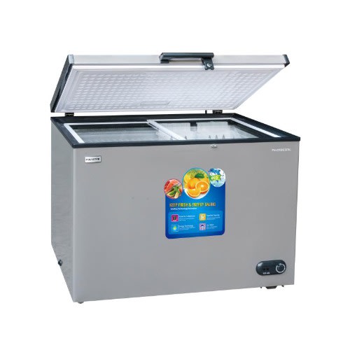 373l Fast Freezing Chest Freezer With Key Lock & Tyre - Pv-cfdg373l
