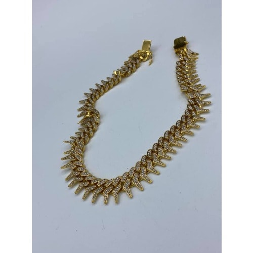 Iced Men's Necklace - Gold