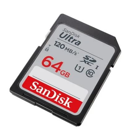 Ultra 64GB Sdxc Memory Card C10 120mb/s
