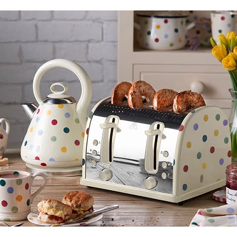 Two In One Polka Dot Emma Bridgewater Toaster & Kettle