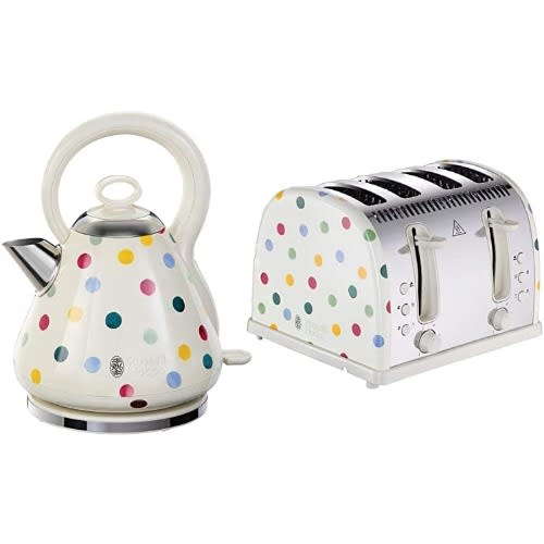 Two In One Polka Dot Emma Bridgewater Toaster & Kettle