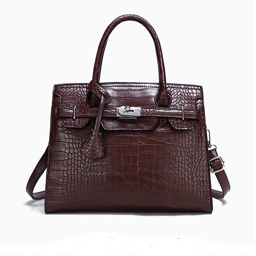 3 In 1 Fashion Trendy Handbag - Brown