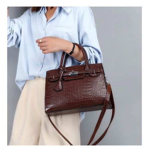 3 In 1 Fashion Trendy Handbag - Brown