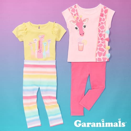 Baby Girl Graphic Applique Ruffled Bodysuit