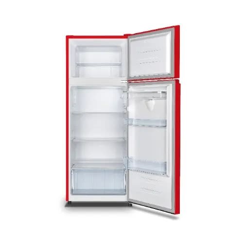 Top Mount Defrost Refrigerator With Dispenser - Ref 205 Drb - 204L - Red