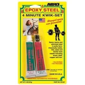 Epoxy Steel 4 Minute kwik set