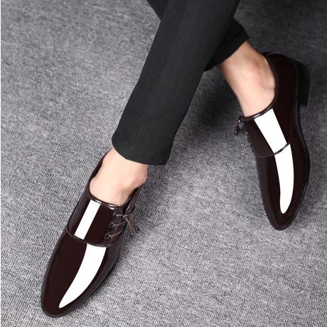 Fancy & Executive Side Lace Men's Shoe - Brown