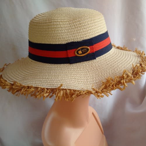 Unisex Niger-delta Fedora Hat With Straw Edges - Beige