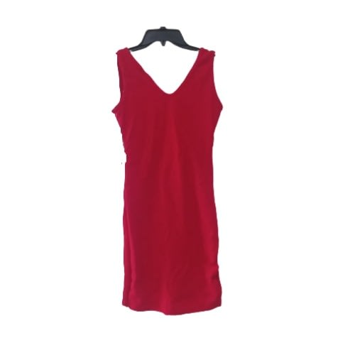 Women's Short Dress- Red