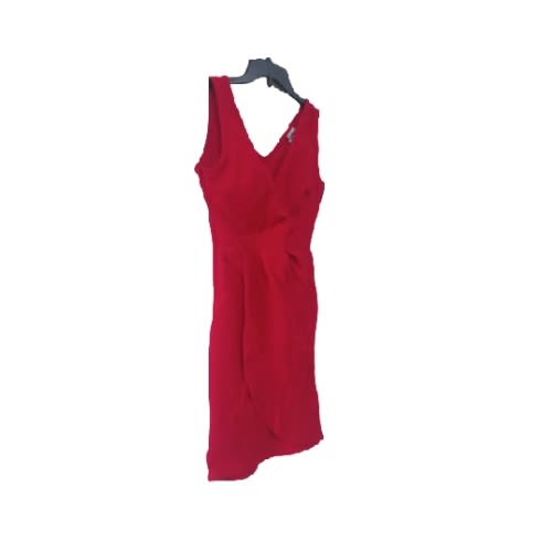 Women's Short Dress- Red